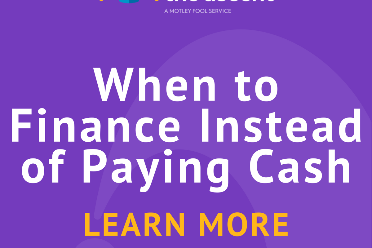 Paying cash vs deals financing