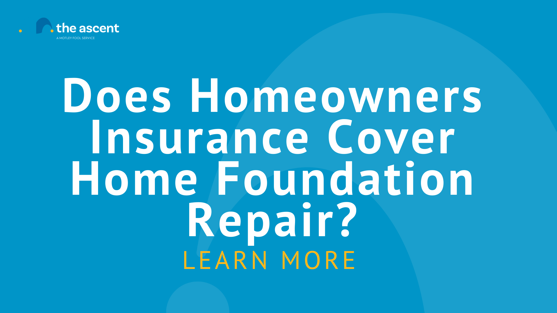 Does Homeowners Insurance Cover Foundation Repair? | The Motley Fool