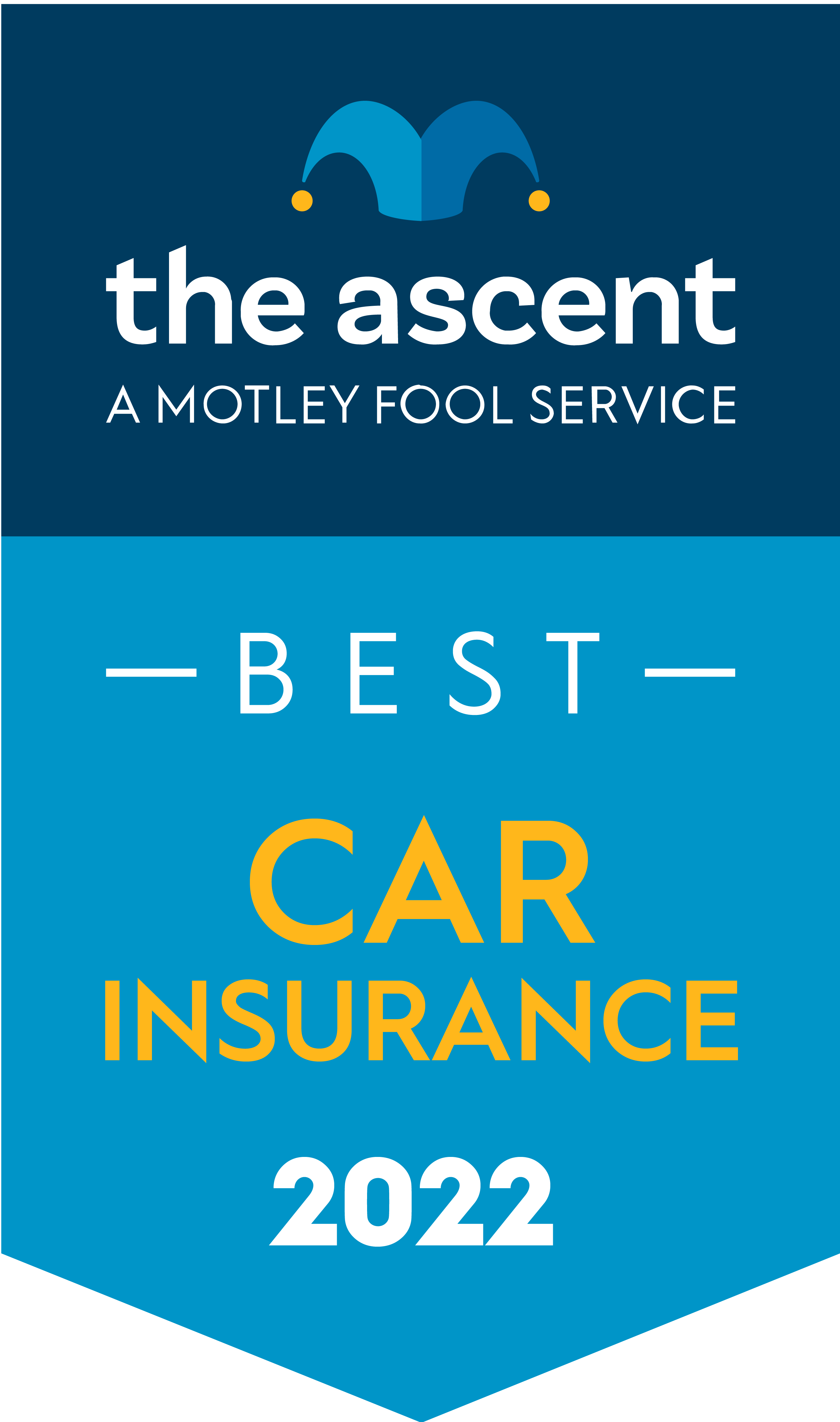 The Ascent’s 2022 Car Insurance Awards Winners award banner