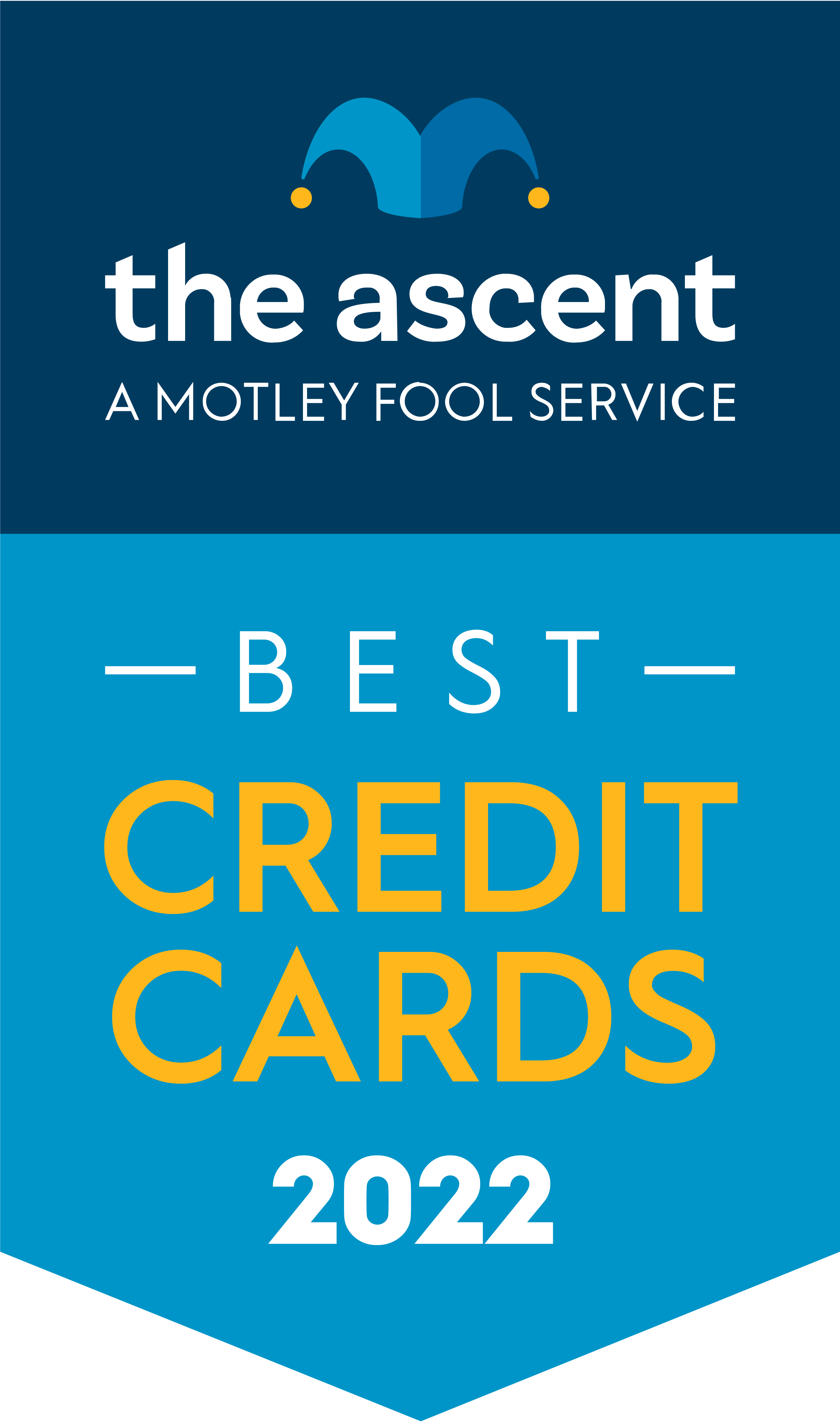 The Ascent's 2022 Credit Card Awards Winners award banner