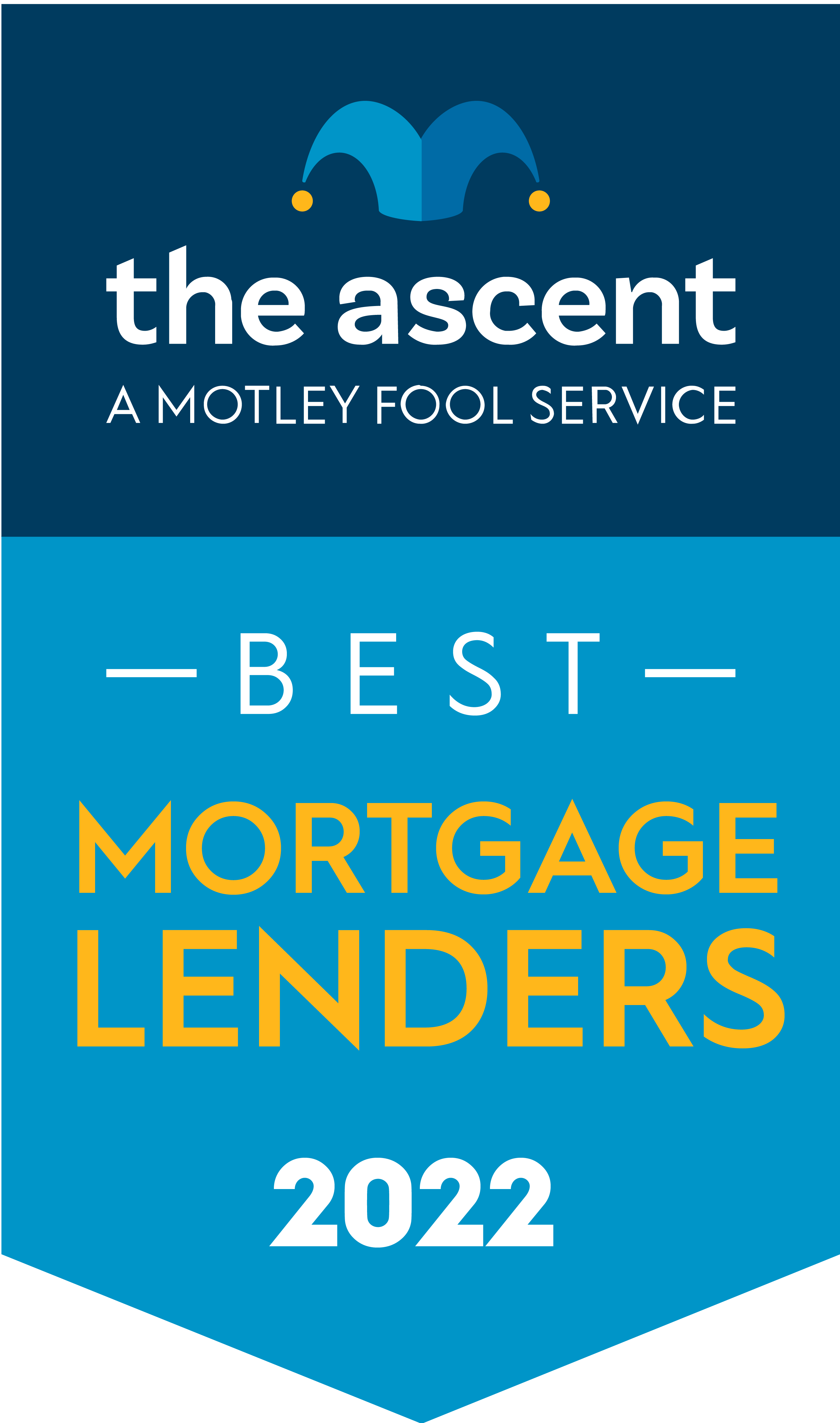 The Ascent’s 2022 Mortgage Lender Awards Winners award banner