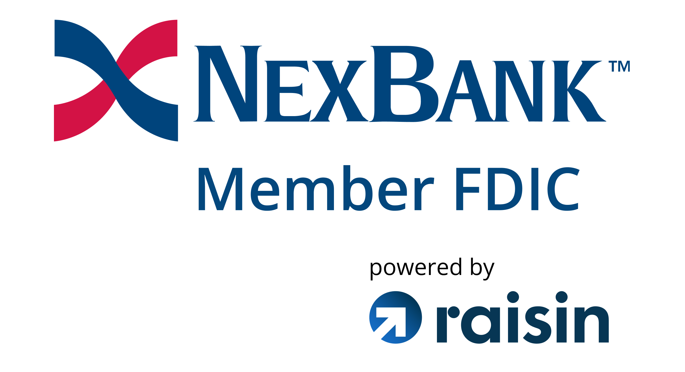 Logo for NexBank High-Yield Savings Account from Raisin