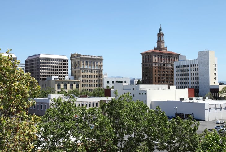 Downtown San Jose, California.