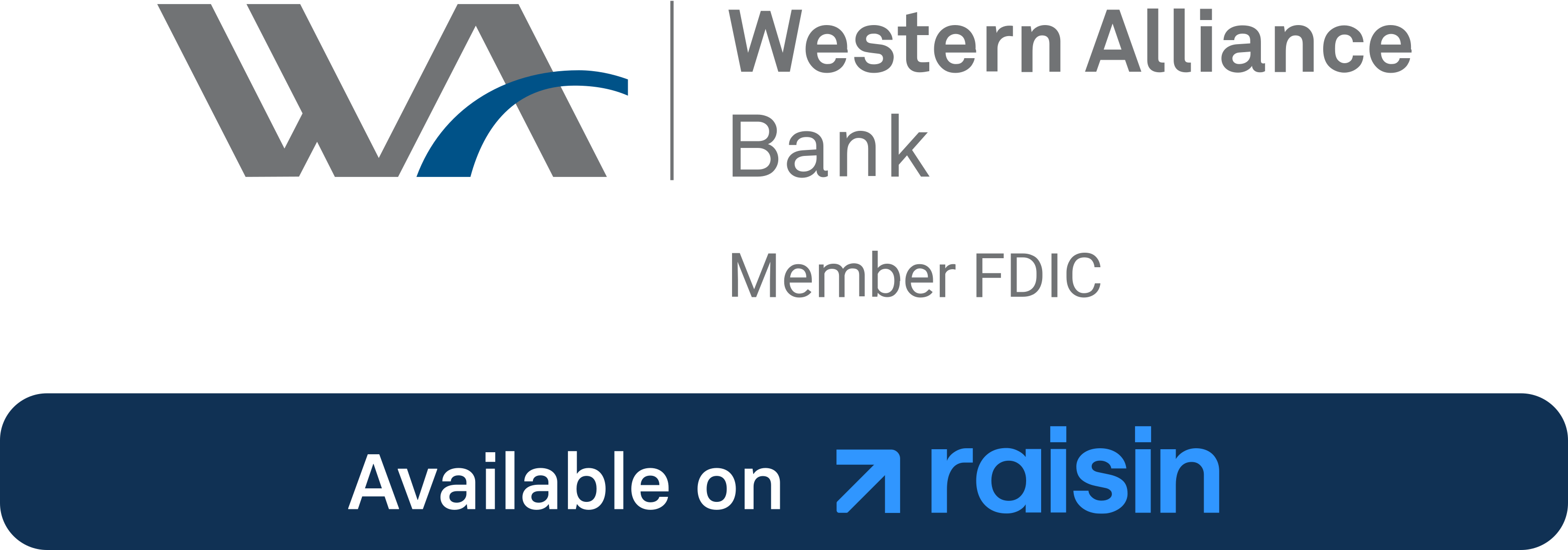 Logo for Western Alliance Bank High-Yield Savings by Raisin