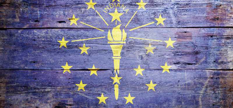 Indiana state flag.