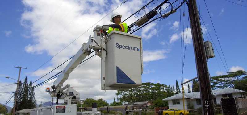 Spectrum technician in the field.