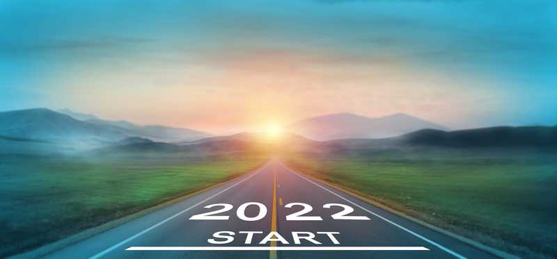 Start line of 2022 in valley roadway.