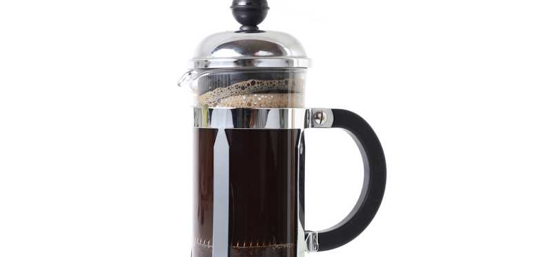 A homemade coffee maker.