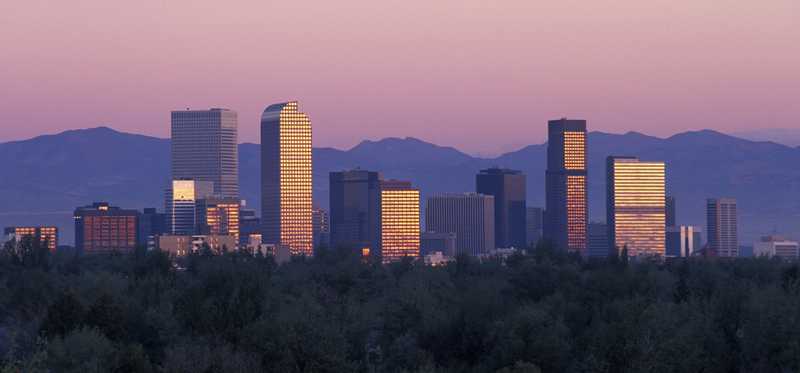 A Colorado skyline.