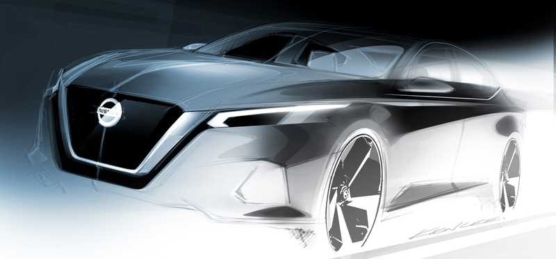 2019 Nissan Altima design sketch