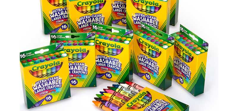 Boxes of Crayola crayons.