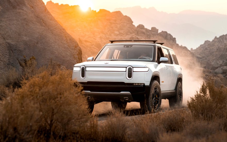 Rivian R1S electric vehicle.