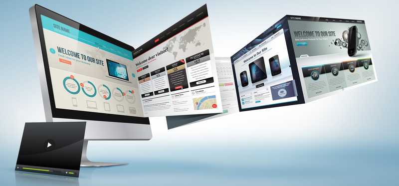 Websites flying out of computer monitor