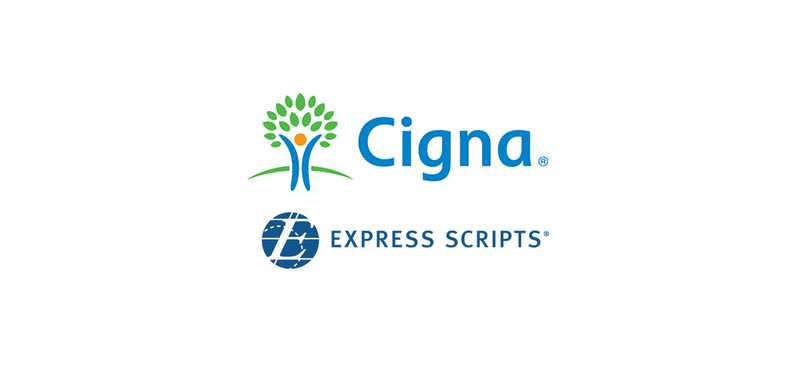 Cigna and Express Scripts logos