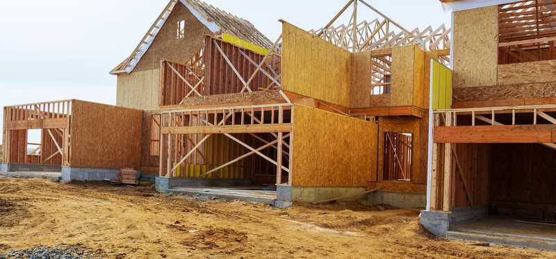 New homes being built.