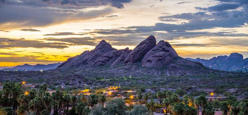 View of mountain in Arizona