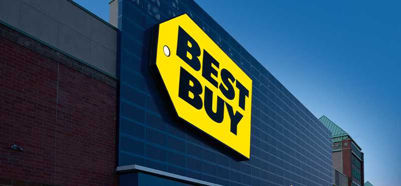 The exterior of a Best Buy store
