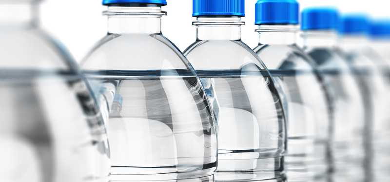 bottles of water