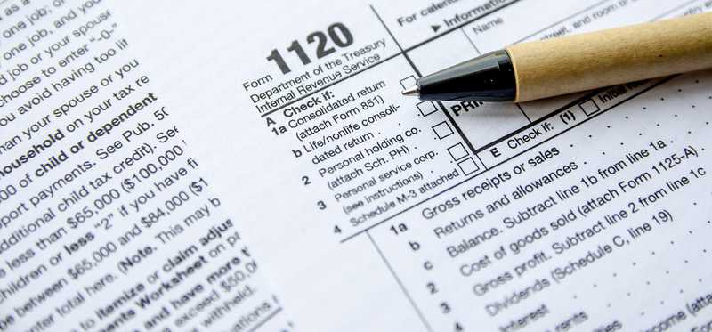 Corporate tax return.