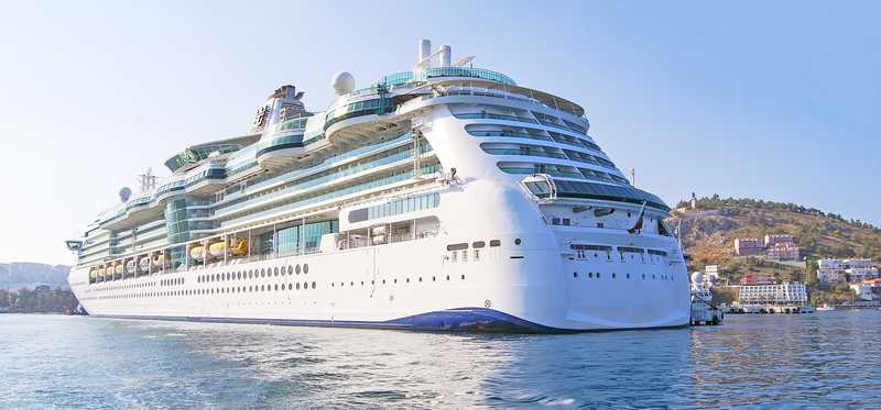 A cruise ship