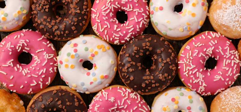 An assortment of doughnuts