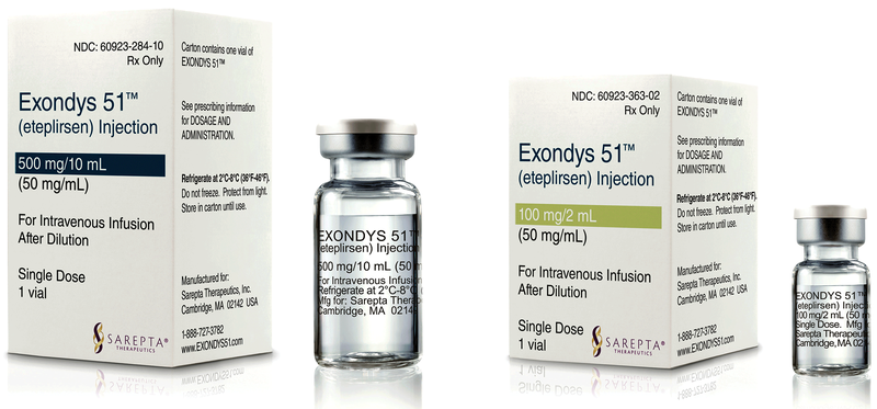 Packaging for Exondys