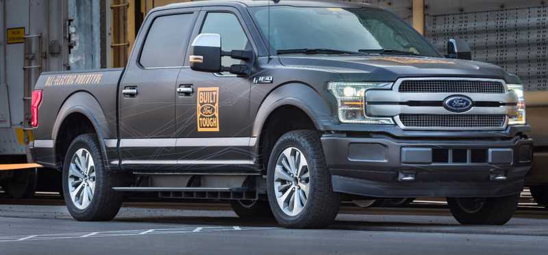 Ford F-150 electric pickup truck prototype