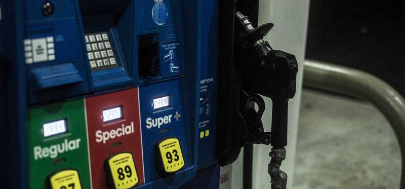 A gas pump.