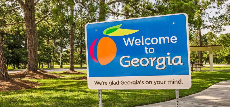 Welcome to Georgia sign.