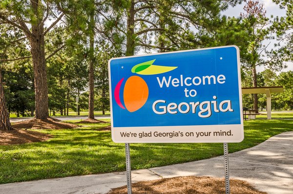 Welcome to Georgia sign.