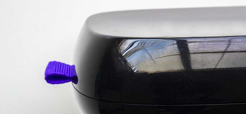 Purple remote tag.