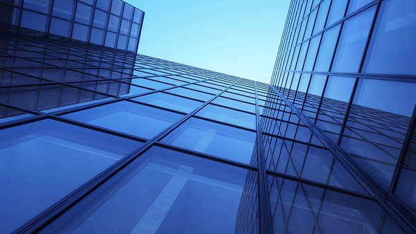 Glass building exterior