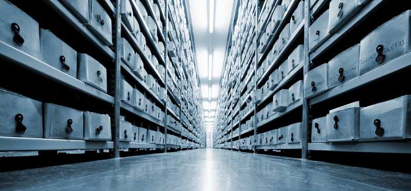 Large file storage facility.