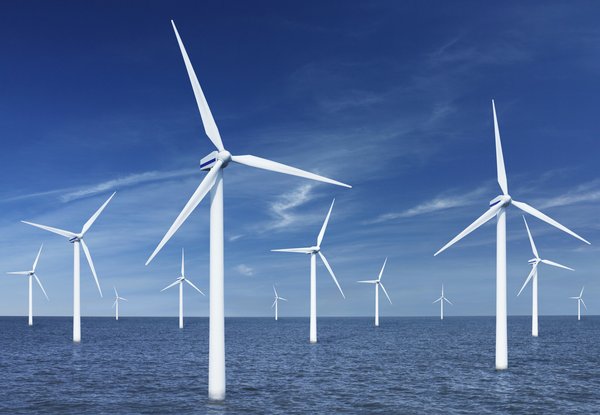 Off shore wind turbines (Digital Composite)