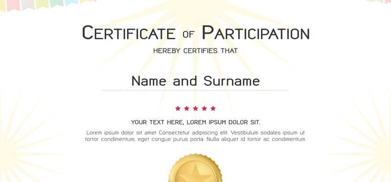 An award for participation is shown.