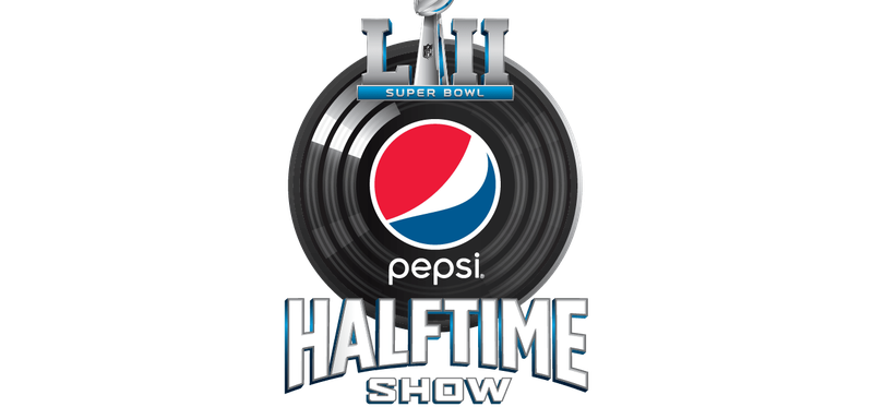 A Super Bowl halftime show logo.