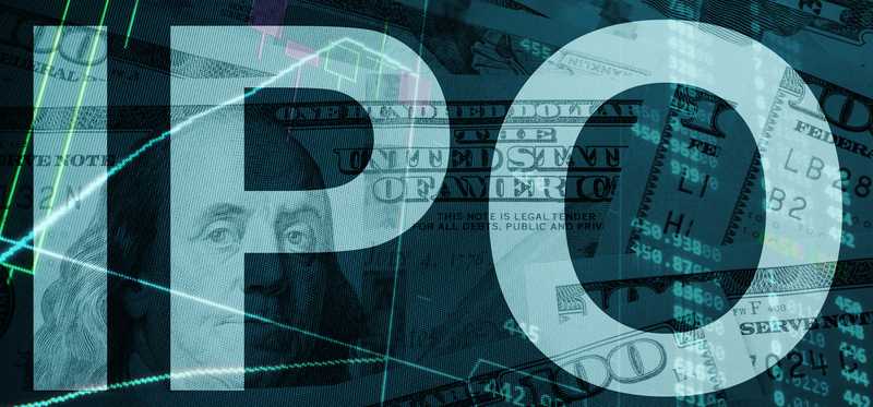 Big block letters spelling IPO