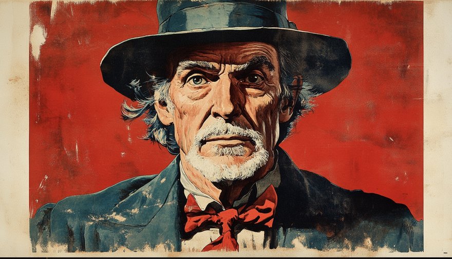 A portrait of Uncle Sam.