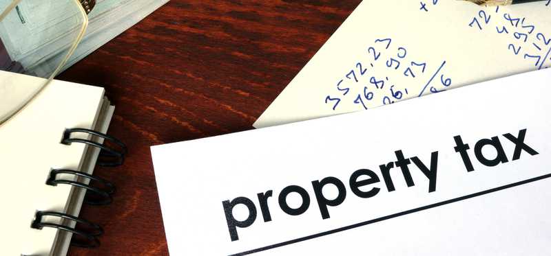 Document marked Property Tax.
