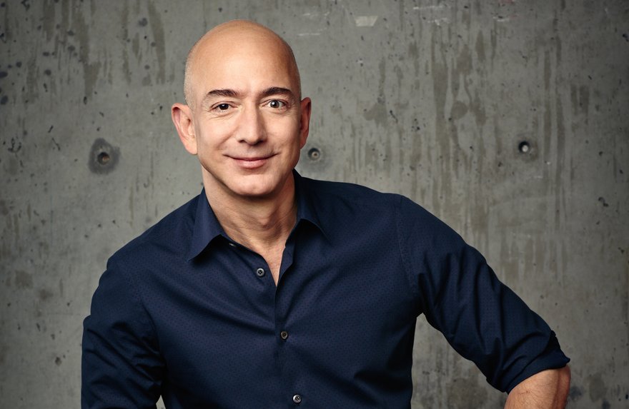 A picture of Amazon Founder Jeff Bezos.