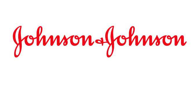 Johnson and Johnson logo.