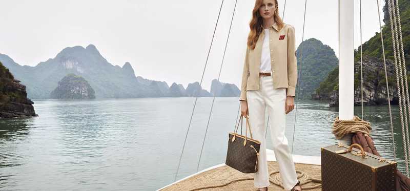 A Louis Vuitton ad campaign