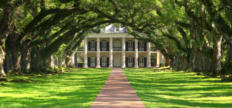 Plantation house in Louisiana