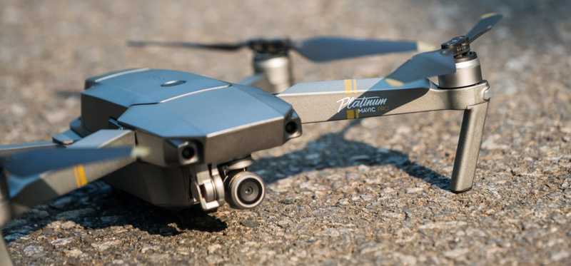 The DJI Mavic Pro Platinum drone
