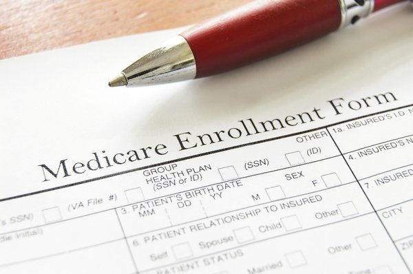 Medicare enrollment form.