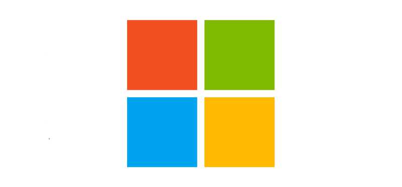 Microsoft logo.