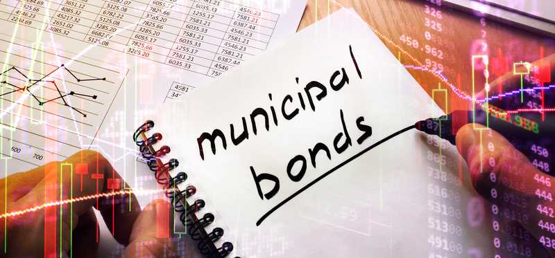 A notebook page reading Municipal Bonds.
