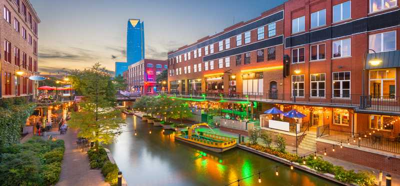 River in Oklahoma City.