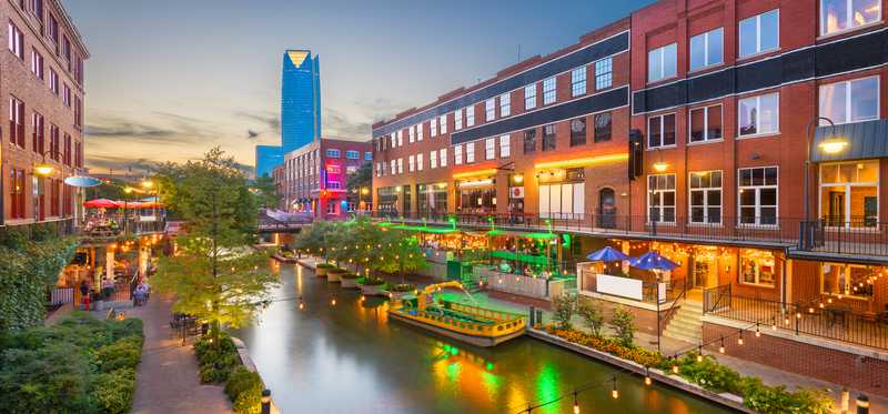 River in Oklahoma City.