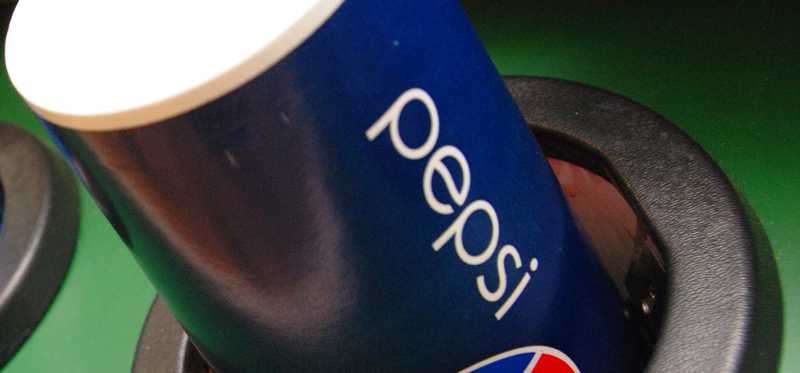 A Pepsi fountain cup.